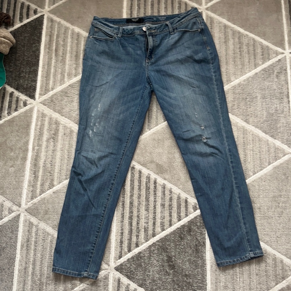 Simply Vera Vera Wang Skinny Mid Rise Jeans